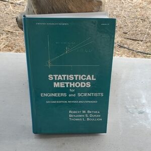 Statistical Methods for Engineers and Scientists | 2nd Edition | Bethea, Duran,